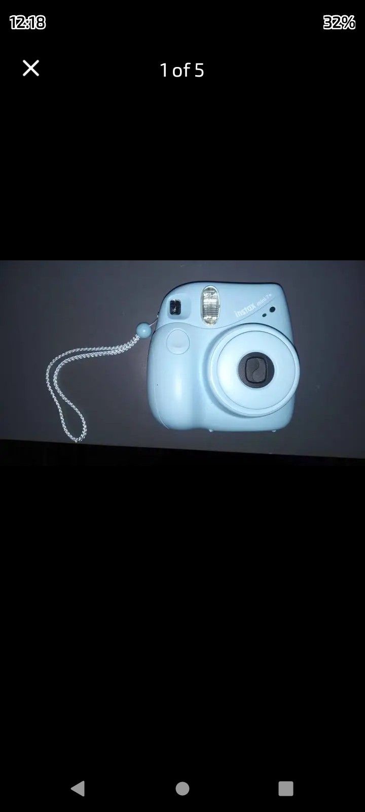 Fujifilm Instax Mini 7+ Blue Camera