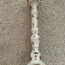 Large Rustic Candle Holder
