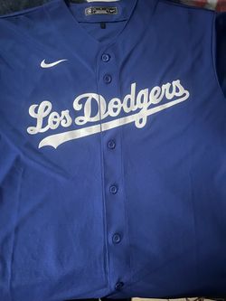 Nike LA Dodgers 2021 City Connect No Number On Back Royal Jersey Mens XL