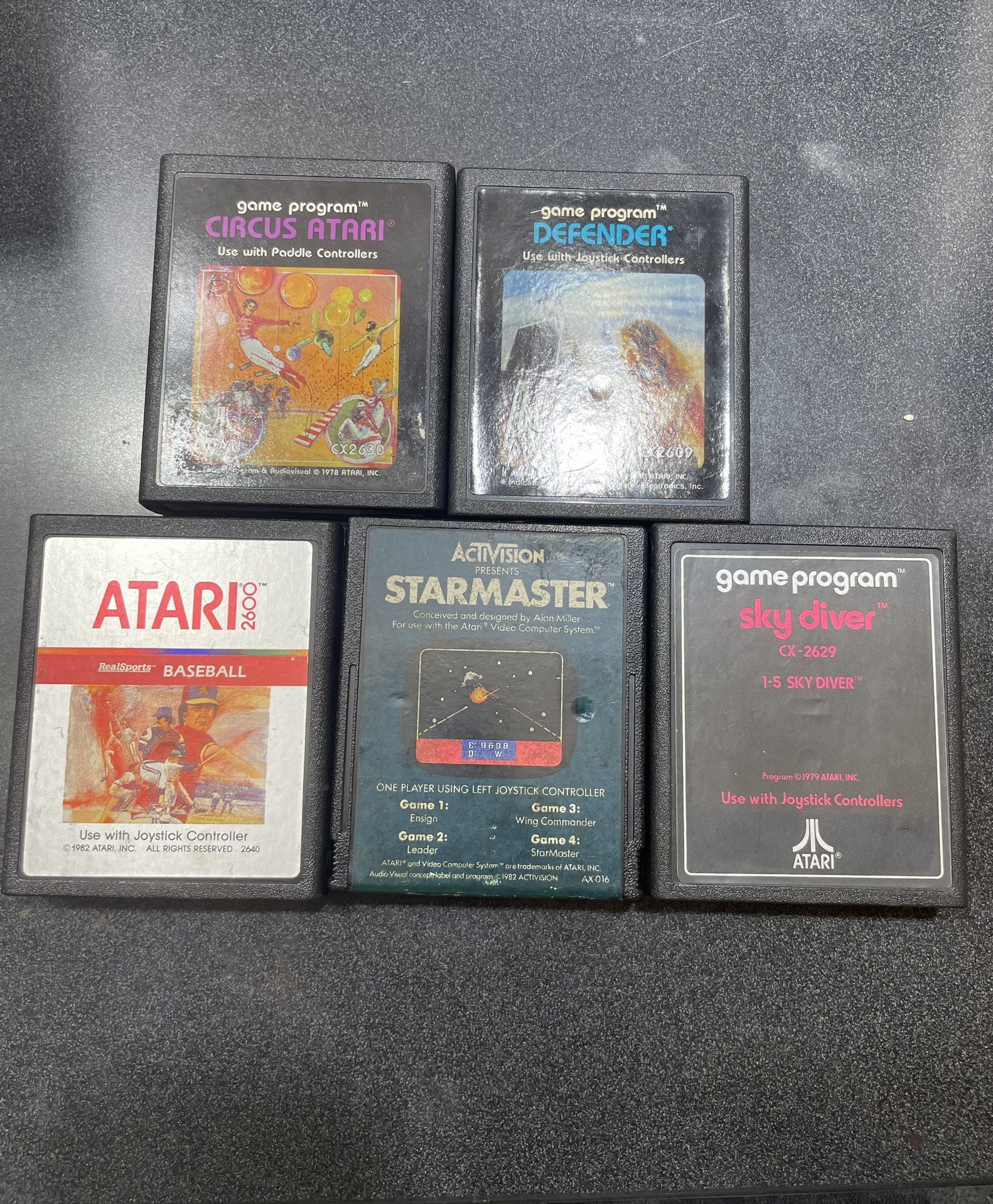 Atari 2600 Game cartridges