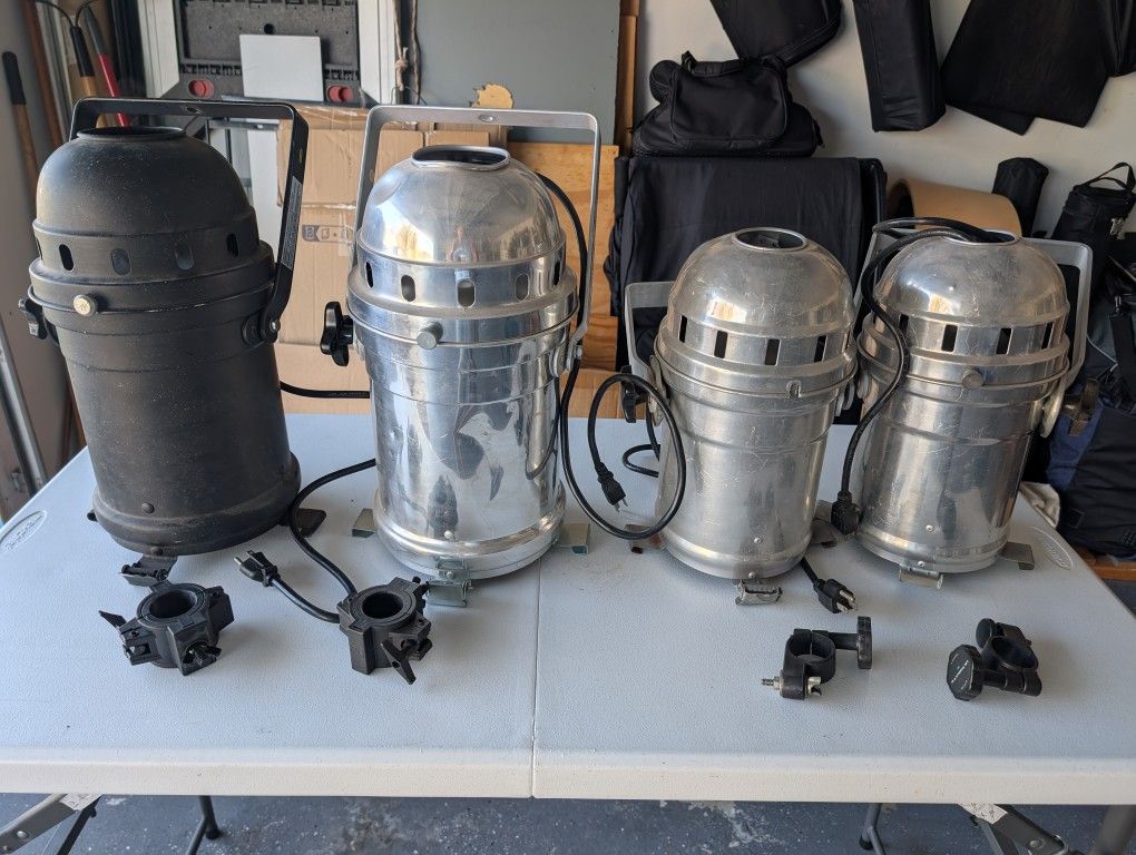 Vintage Stage Lights , Cables & more!