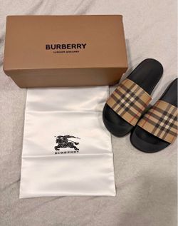 Burberry slides