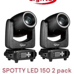 SPOTTY LED 150 2 PACK spot moving heads