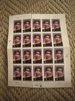 Scott #3896 Black Heritage Marian Anderson 37 Cent (x20) MNH FV $7.40 SKU#28828