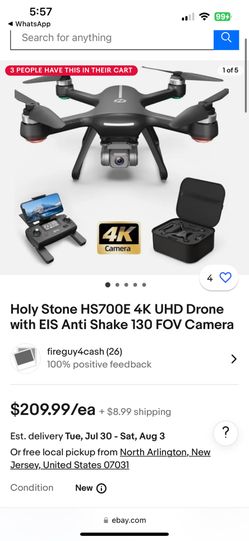 HOLY STONE HS700E 4K