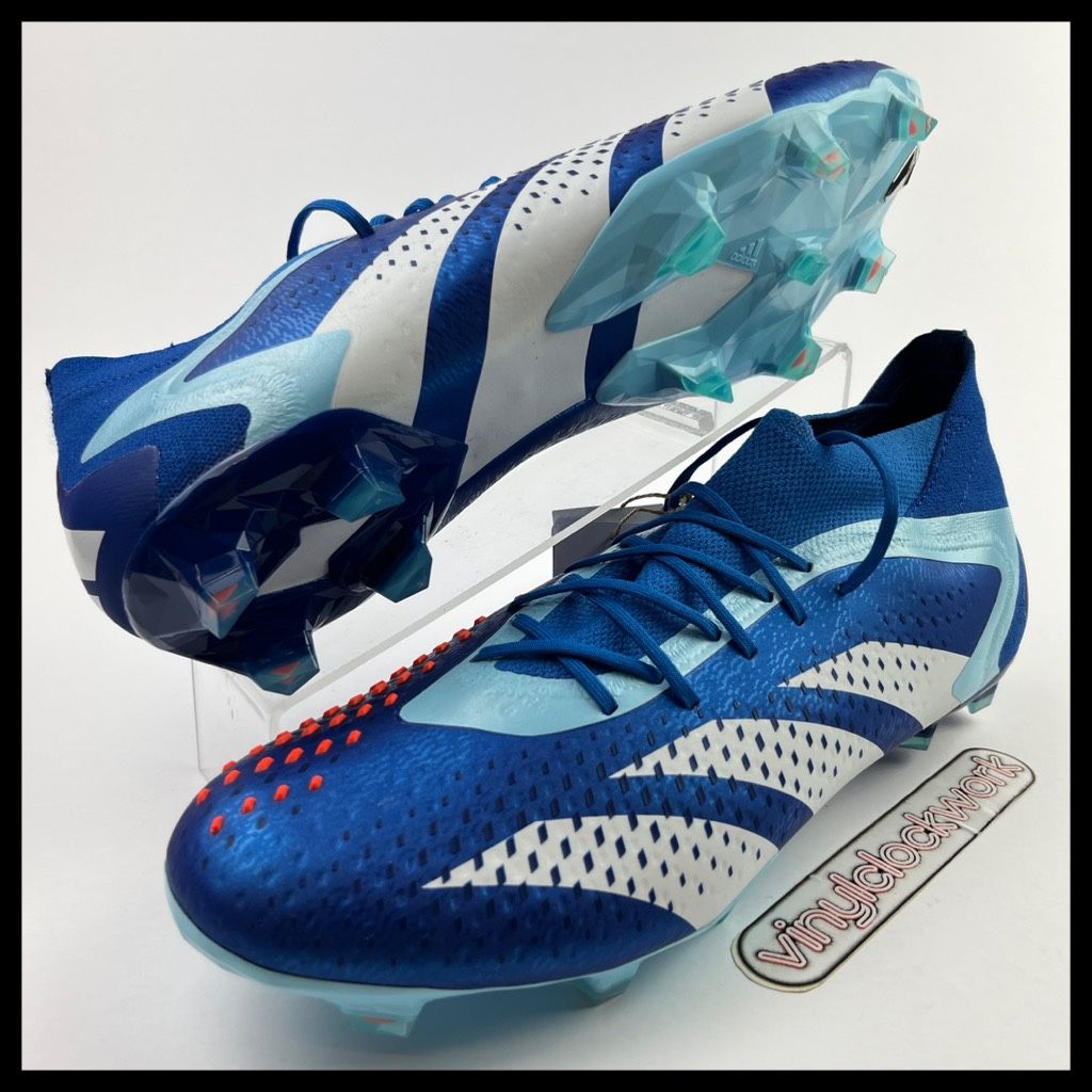 Adidas Predator Accuracy .1 FG Firm Ground Soccer Cleats Mens 11.5 Blue GZ0038