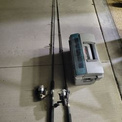 Fishing Tacklebox With Hooks, Bait, Weights, More!