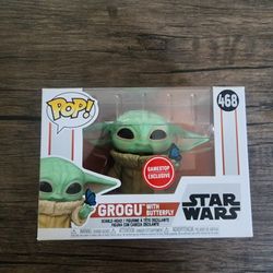Grogu With Butterflies Funko Pop