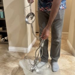 Chandelier Working Well In Good Condition Light