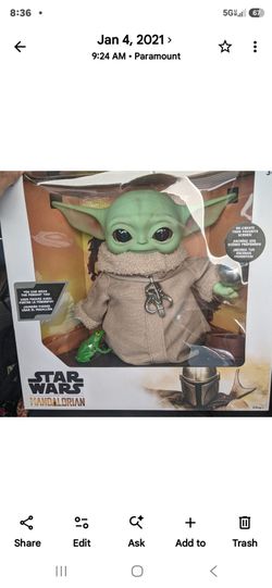 $30 Star Wars The Mandalorian Grogu Plush Figure