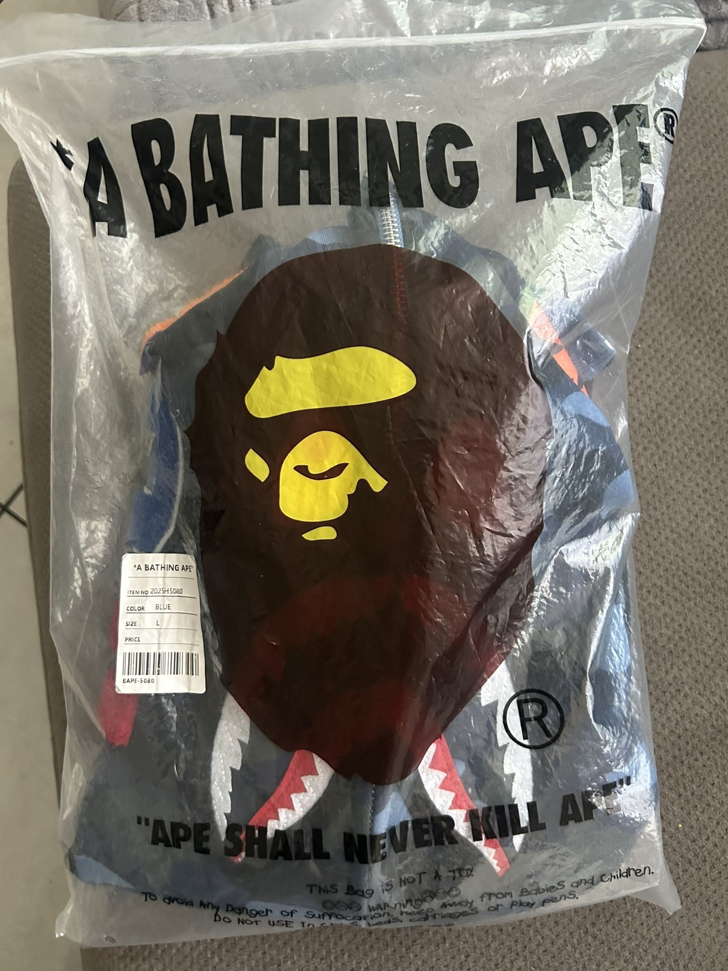 Blue Bape Hoodie