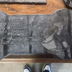 We Offer All Types Of Memorials. We Also Do Pet Memorials $400 Get You A Picture And Anything You Want On A Bone Tombstone.