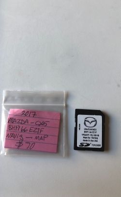 Mazda cx3 SD card