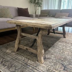 Distressed Wood Coffee Table