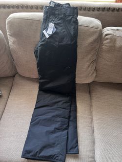 NEW GAP Kids Black Snow Pants, Ski Pants, Snowboard Pants, Size 18 Slim