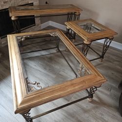 Italian Imported 3 Piece Coffee Table