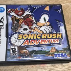 Sonic Rush Adventure Nintendo Ds Game 