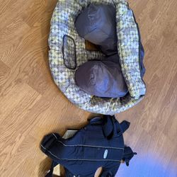 Baby Shopping Cart Cover And Bjorn Baby Carrier 