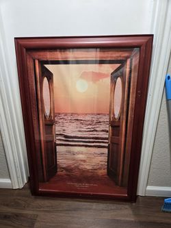 Sunset Large Photo and Frame