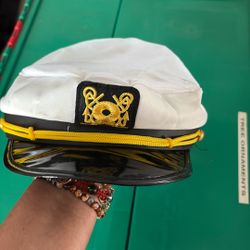 Captain Hat With Adjustable Backstrap