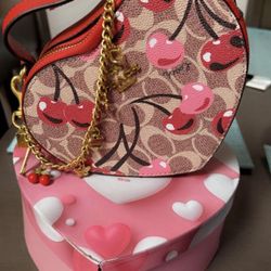 Coach heart purses 😍*