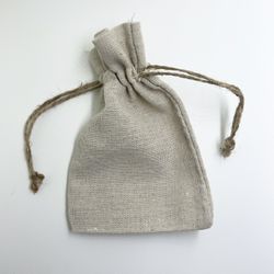 Eco-friendly _ Burlap Gift Bag 4”x6”