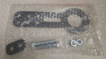 BRAND NEW BLACK UNIVERSAL FRONT TOW HOOK – $25