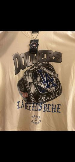 Born X Raised "LA BLEEDS BLUE" Los Angeles Dodgers
