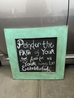 Framed Chalk Board
