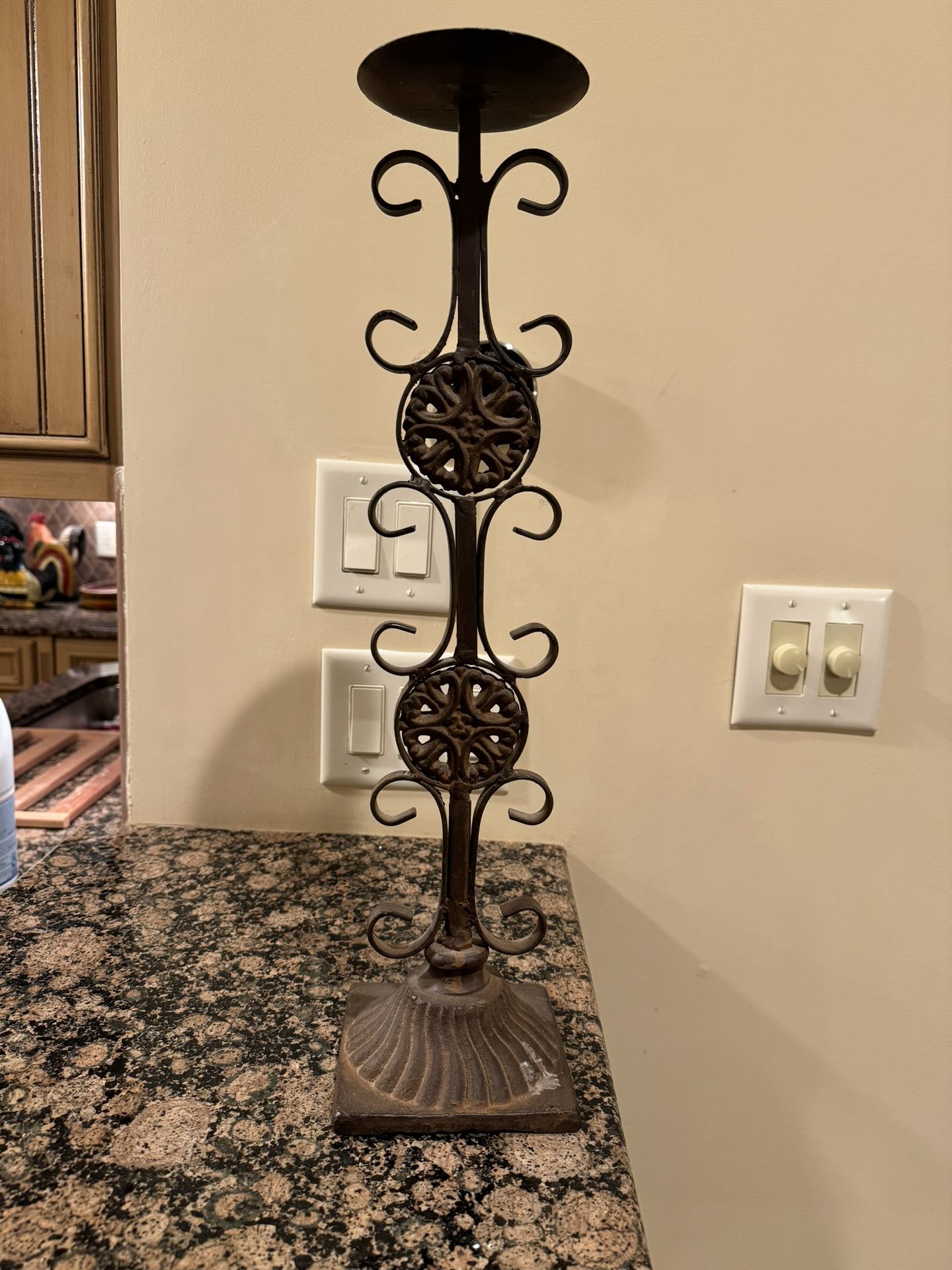 Tall Metal candle holder