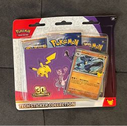 Pokémon 30th Celebration Lucario Tech Sticker Collection – Sealed