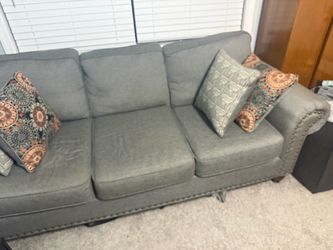 Sofa and Loveseat Set- Grey