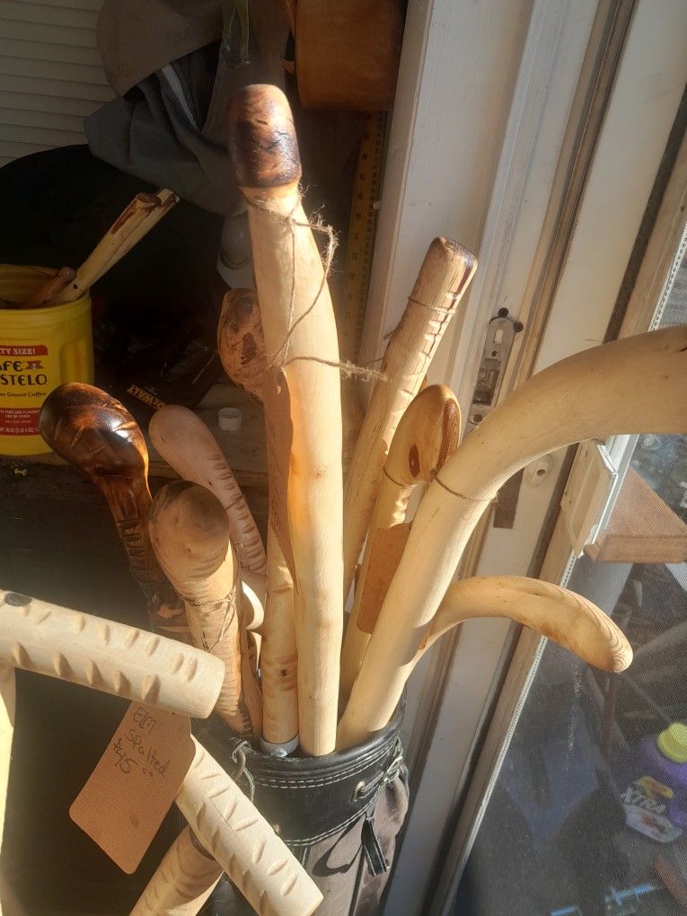 Handmade Walking Cane's& Walkn Stxs.
