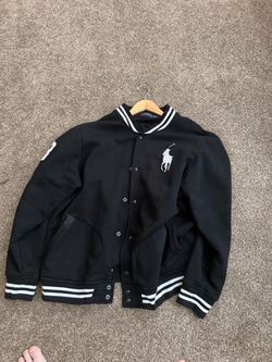 Polo Ralph Lauren  Jacket  black varsity. Size 2XL