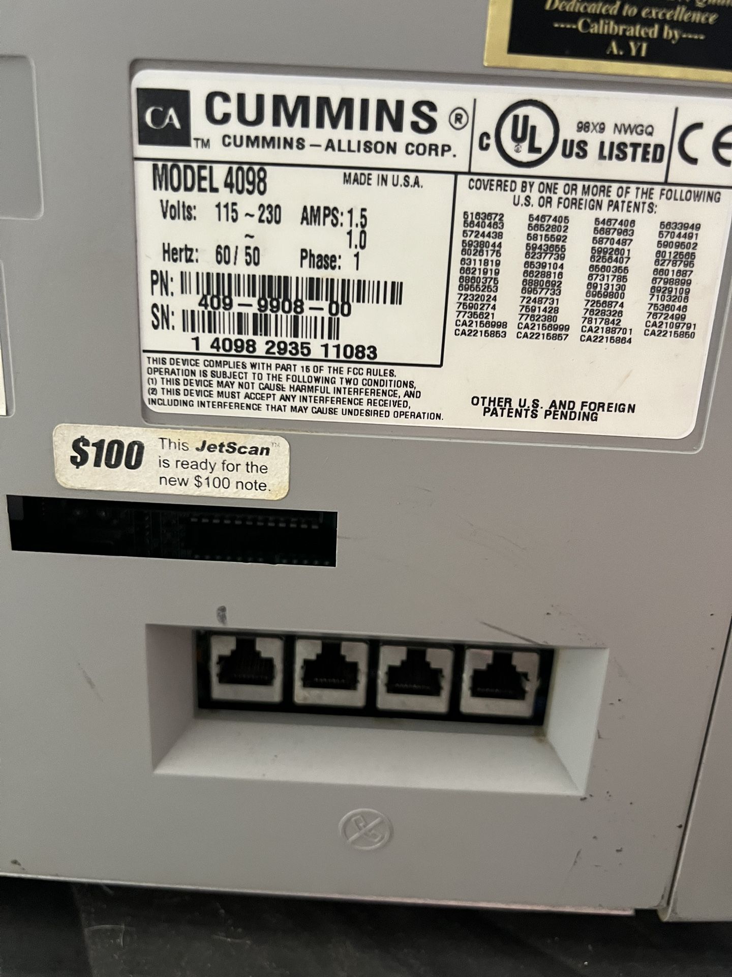 Jet-scan Money Counter 