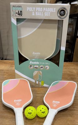 Franklin 2 Pickleball Paddles & Balls – 2 Player Set NEW