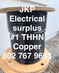 #1 THHN 500ft copper wire / electrical wire good up to 125 amps