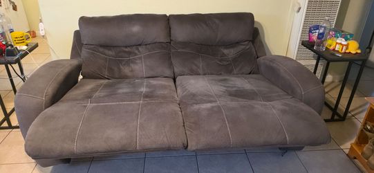 Gray Loveseat