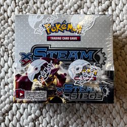 Pokémon TCG Steam Siege Factory Sealed Booster Box English (CLEAN)