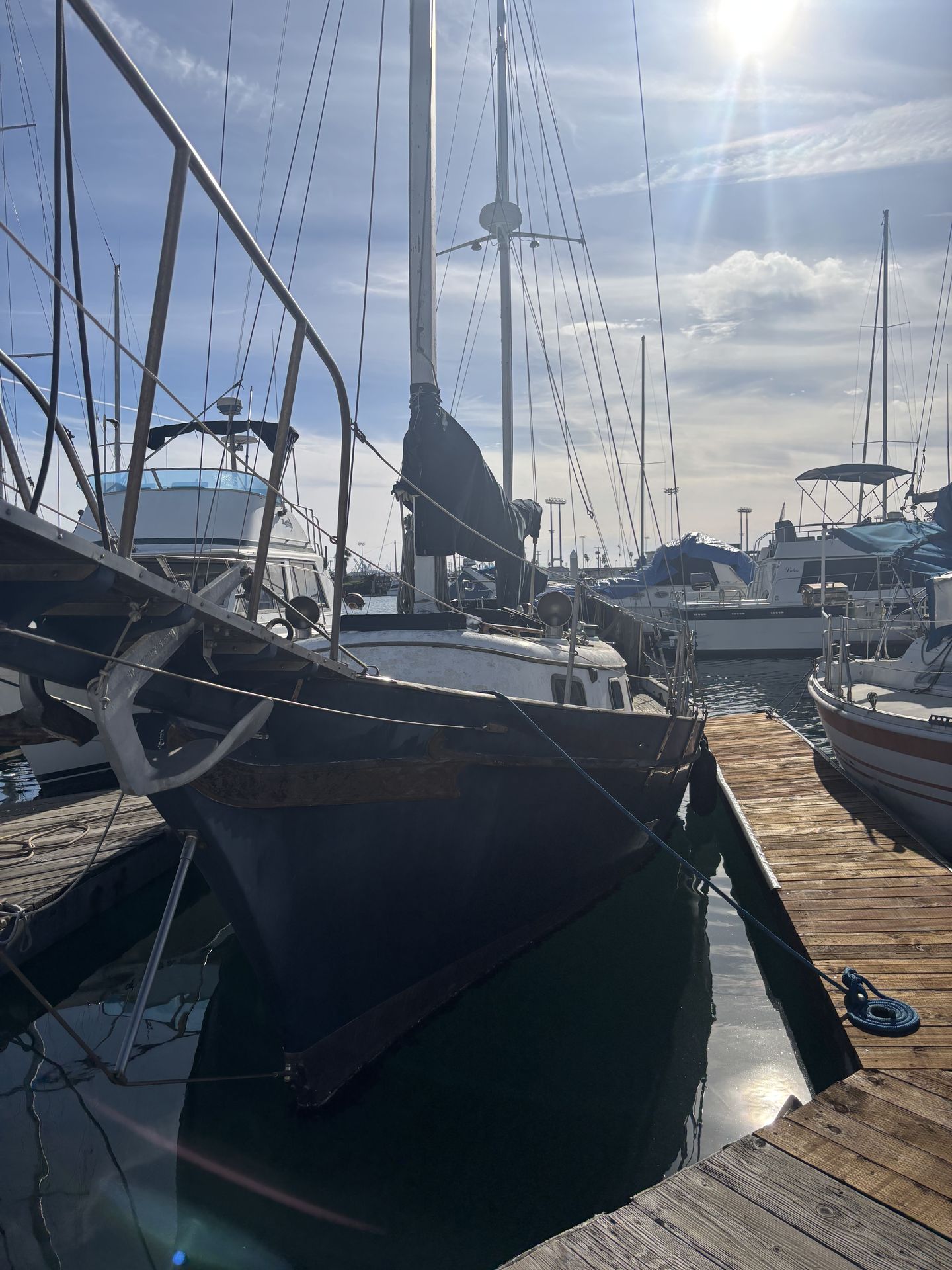 1985 island trader 37 foot sailboat