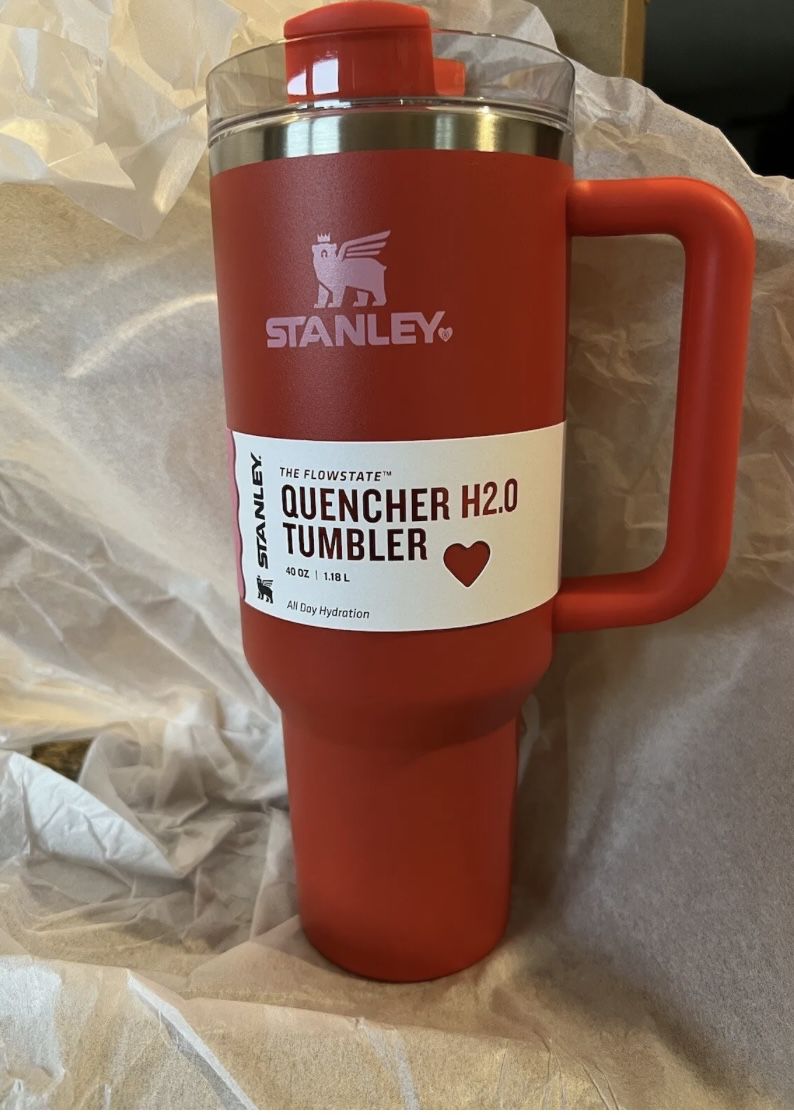 Red Stanley 40oz tumbler 