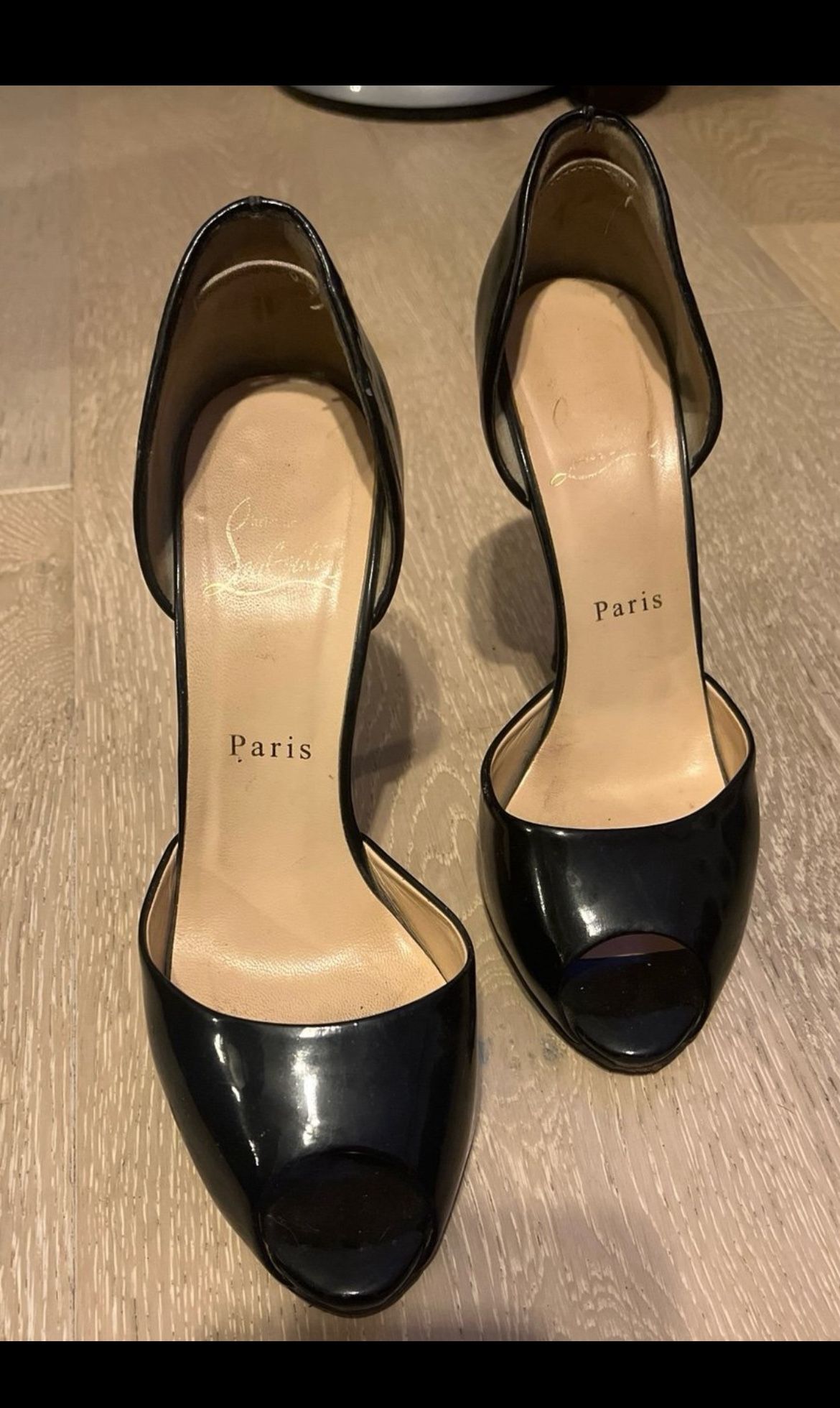 Authentic Christian Louboutin Black Stiletto Heels