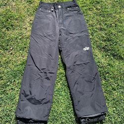 Black Windbreaker Pants 