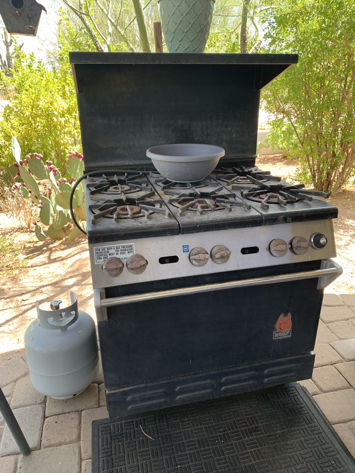 Wolf Stove converted To propane