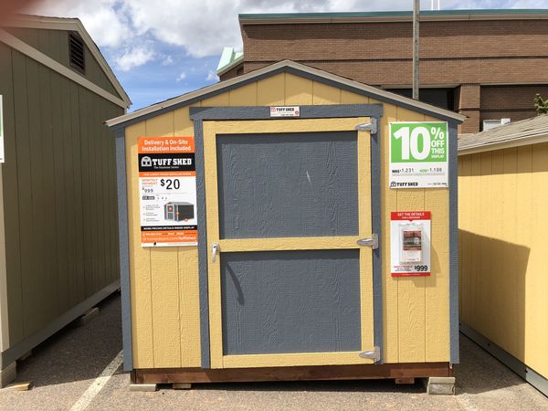 Tuffshed KR-600 8x6 location Home Depot Evergreen CO 