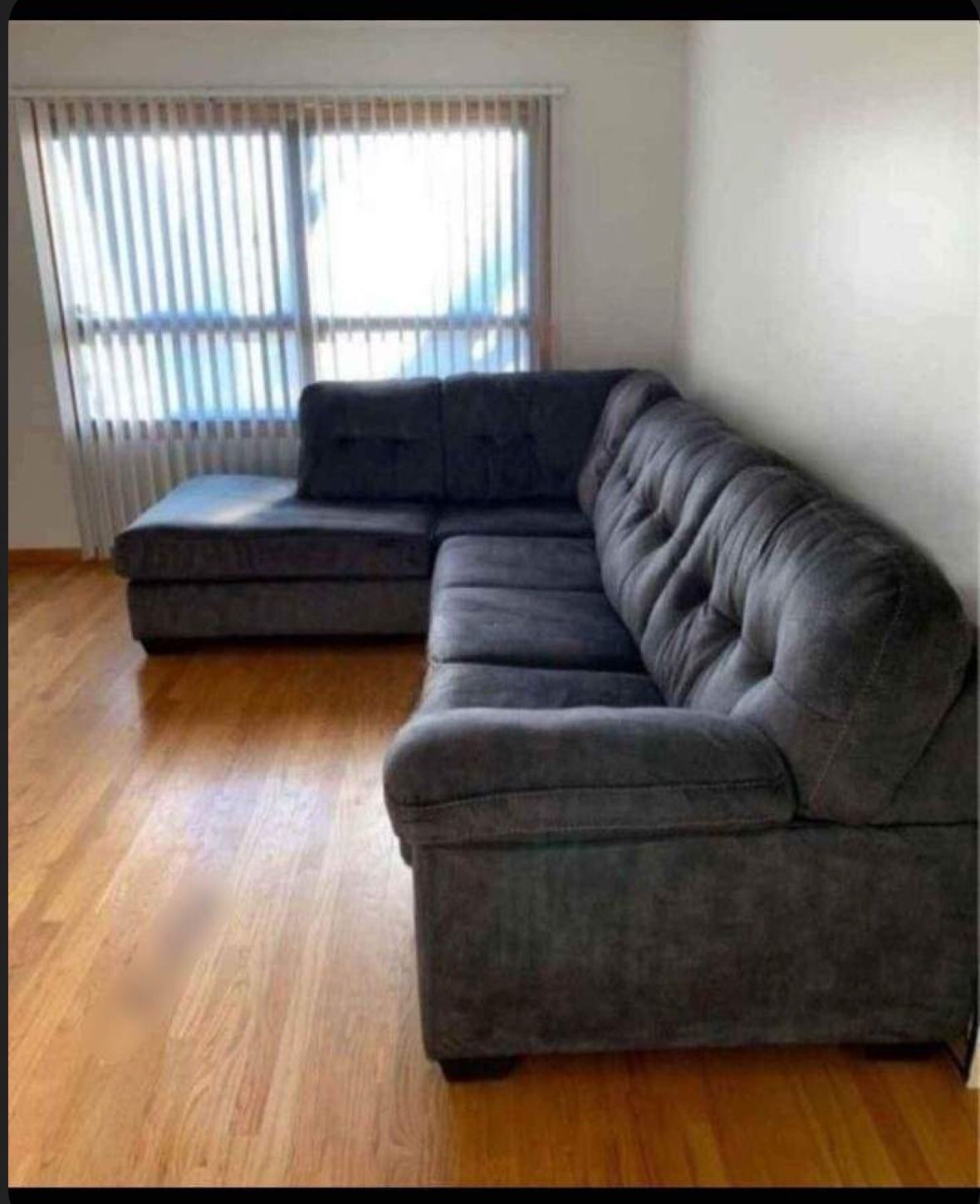 Ultra Comfort Granite L Shaped Cozy Sectional Couch 🌟new Brand 🔥on Display🏠delivery Available 👌