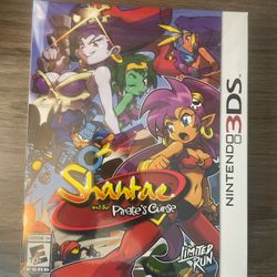 Sealed Shantae And The Pirate’s Curse Nintendo 3DS Collectors Edition