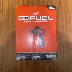 (1) New Milwaukee M18 Fuel Brushless 1/2” Hammer Drill/Driver (2904-20)