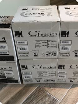 NEW | KEF InCeiling Speakers | Ci100QR (4) Ci80.2QR (2)