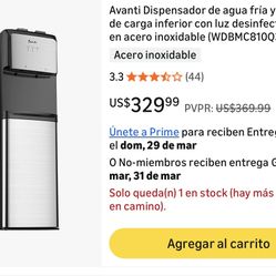 Water dispenser (hot and cold)